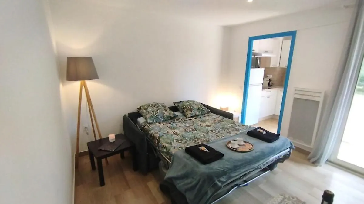 Studio 5' Plage Wifi Parking Vallauris